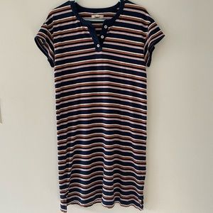 Madewell Striped T-shirt Dress Size Small